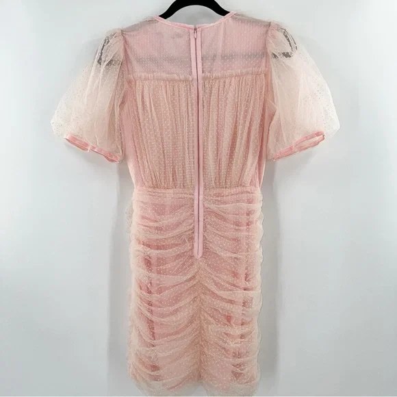 Johnny Hates Jazz NWT Tulle Mini Dress in Pink size 36/ US XS